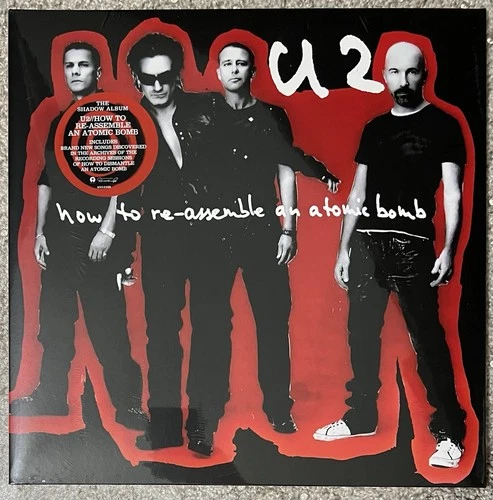 U2 - HOW TO RE-ASSEMBLE AN ATOMIC BOMB - LP RED VINYL RECORD SEALED NEW