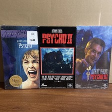 Psycho VHS Trilogy 1  3   Factory Sealed  