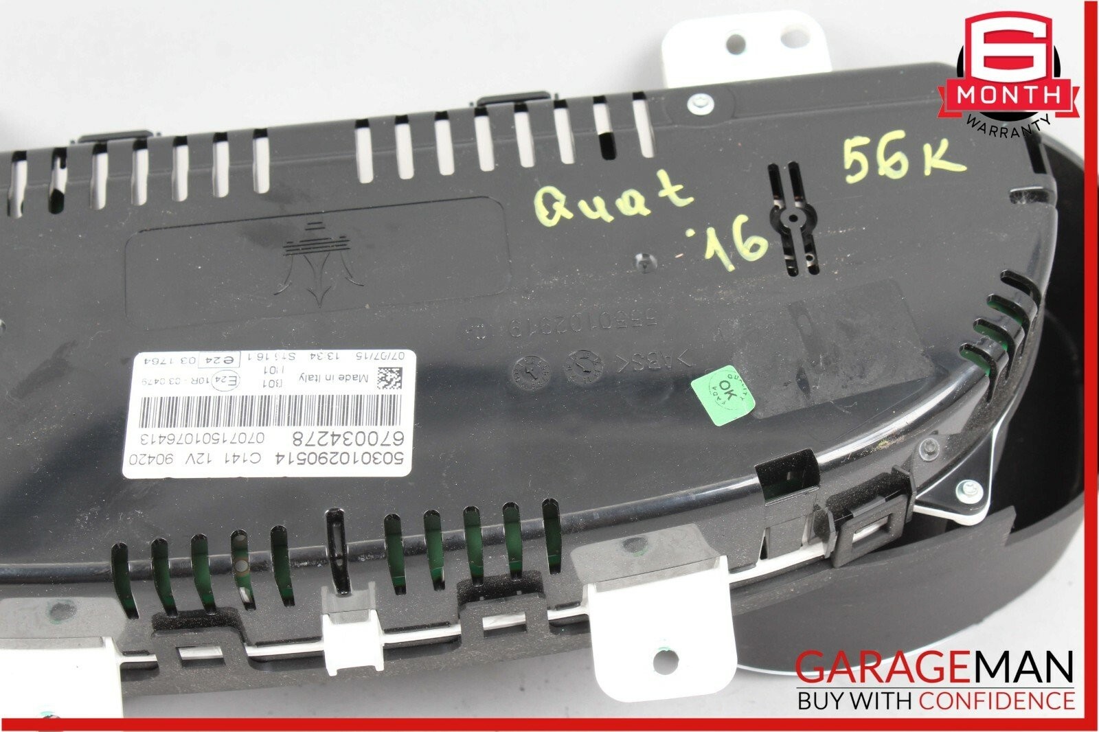 Maserati Quattroporte 2016 RIGHT Instrument cluster