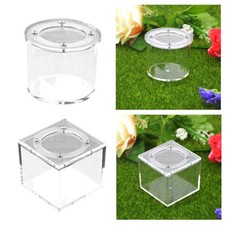 Spider Box Reptile Breeding Case Acrylic Transparent Mantis Feeding Box  Habitat