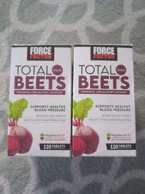 2x Total Beets Circulation Superfood Beet Root with Blood Pressure Support 240ct