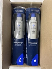 2 NEW Genuine EveryDrop Whirlpool Ice Water Refrigerator Filter 6 Months EDR6D1 