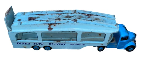 Vintage Dinky Toy #982 Delivery Service Truck Transporter Car Made In England