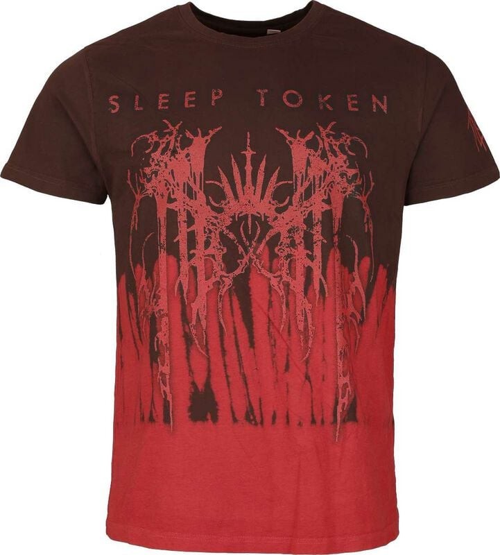 Футболка с надписью Sleep Token с разноцветным логотипом группы Herren-Товары Группы 6790₽