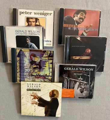 PETER WENIGER~GERALD WILSON~7 Jazz Big Band Lot~Detroit~Tip Tap~Monterey Moods