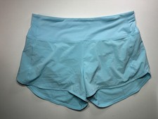 Lululemon Shorts Womens 12 Speed Up Athletic Running Lined Zip Pocket Active