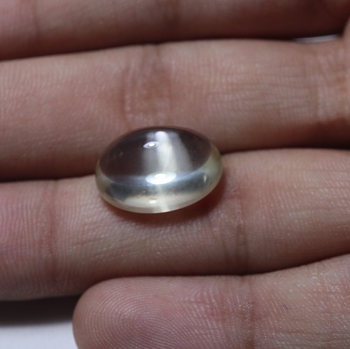 13.8 Cts 17.6x12.6 MM Natural AAA Flashy Golden Moonstone Oval June Birthstone - Picture 4 of 9