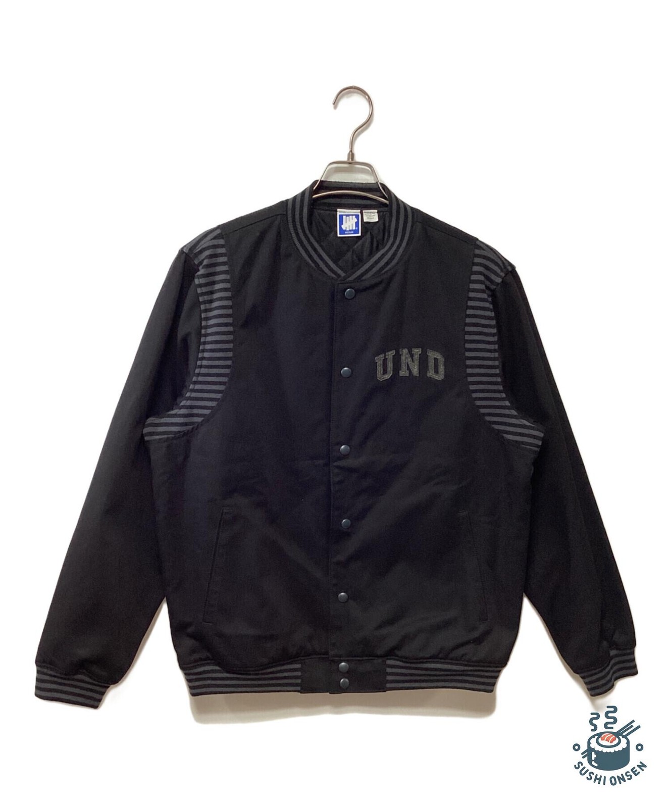 UNDEFEATED baseball jacket Size: MEDIUM Black x g… - image 1