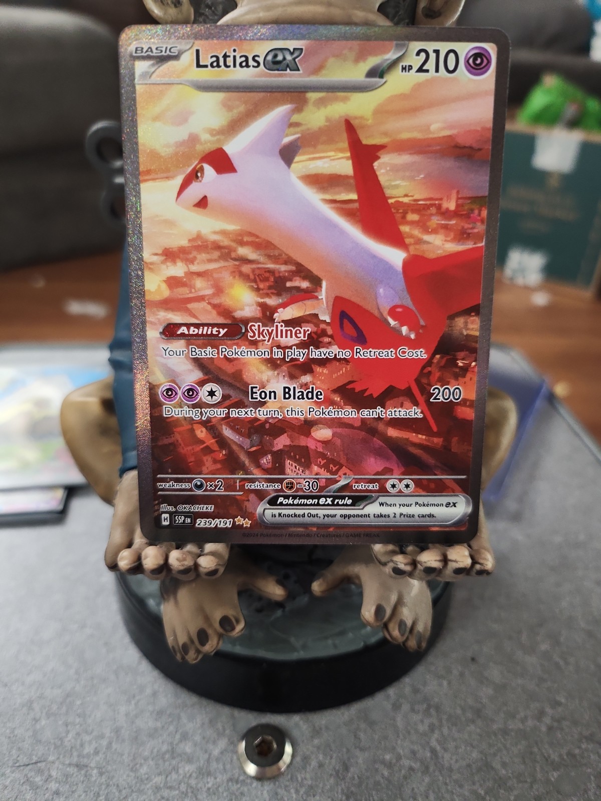 Latias EX 239/191 Surging Sparks SIR Full Art Holo PACK FRESH