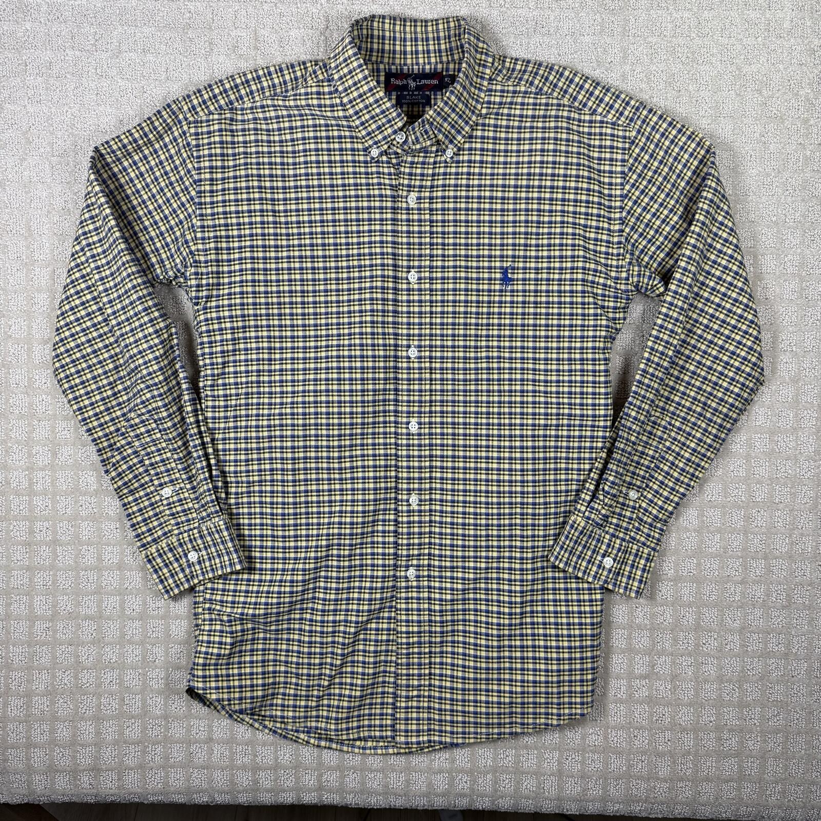 Vintage Polo Ralph Lauren Blake Plaid Shirt XL