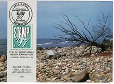 Lettland 1997 Postal Stationery Postcard used Ganzsache Bildpostkarte London