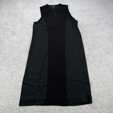 Rag & Bone Dress Womens Medium Black Sleeveless Keyhole Stretch Shift Office