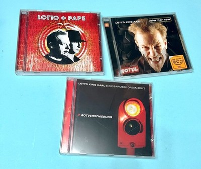 3 x CD Lotto King Karl - Rotverschiebung, Bier her now, Lotto + Pape