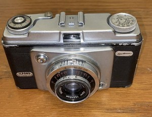 Ilford Sportsman 35mm Film Camera Dacora Dignar Lens Working Shutter Vintage