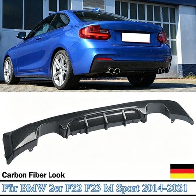 Heckdiffusor Für BMW F23 F22 220i 235i 2014+M-Paket Carbon Look Diffusor Spoiler
