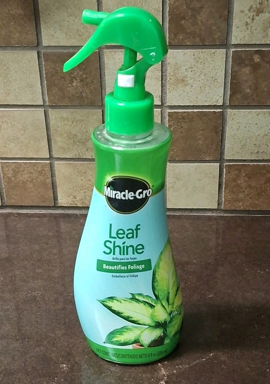 Miracle-Gro 100720 100720 Leaf Shine, 8 oz Bottle, Liquid White