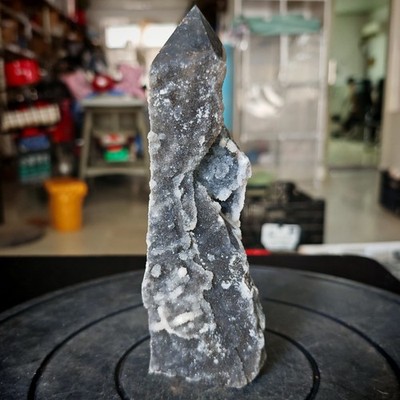 1.87LB Natural zinc ore raw stone tower crystal specimens Healing 0.85kg