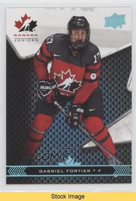 2018 Upper Deck Team Canada Juniors Blue Gabriel Fortier #47 READ 7l6