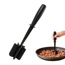 Beef Chopper Tool,Heat-Resistant Ground Meat Tool,5 one size, Black
