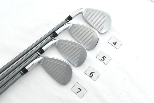 8pcs Taylormade RAC CGB Iron Set 4-5-6-7-8-9-PW-AW Flex Regular MAS2 RH Irons - Picture 5 of 15