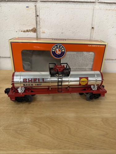 Coche cisterna Lionel 6-19627 calibre O carcasa cúpula única cromado #1227 LN en caja | Condition: Used