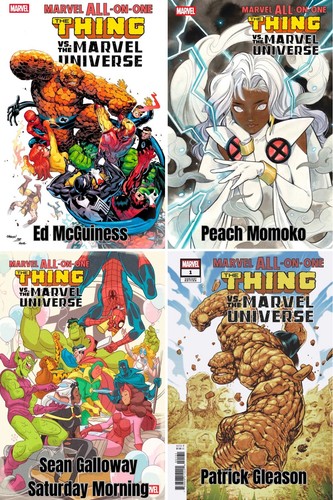 🟣Marvel All On One: Thing Vs Marvel Universe #1 (set 4 CVR) 20/08/25 (spedizione immediata)