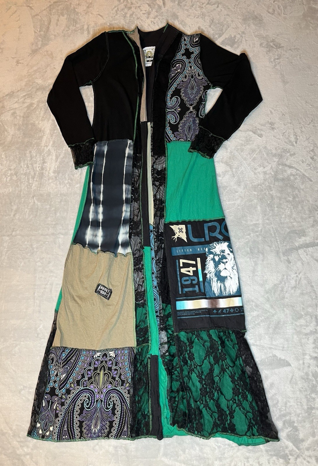 Styles Ever After Patchwork Upcycled Band Tee Max… - image 1