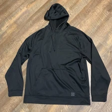 5.11 Tactical Hoodie Mens Large Black Fleece Lined Sweater Pullover Hooded