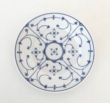 PM Moschendorf Frühstücksteller Kuchenteller Antik Indisch Blau Strohblume