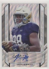 2021 Leaf Metal Draft Portrait Silver Wave 1/75 Javon McKinley #PA-JMK Auto 0e1