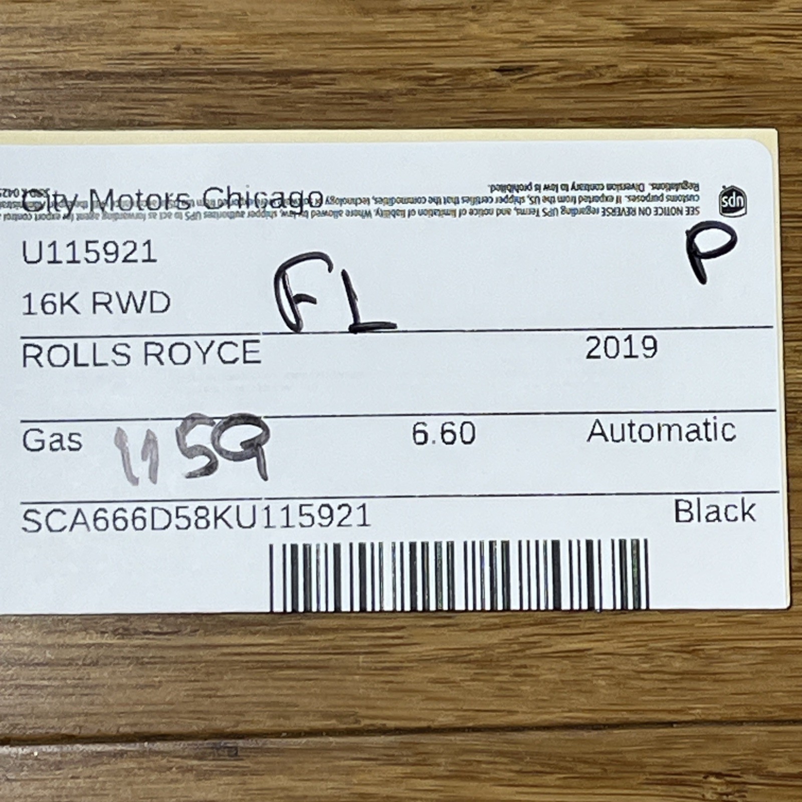 2017-2023 Rolls Royce Dawn RR6 Front A Colum Left Molding Cover 7370145 OEM NOTE