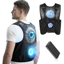 Cooling Vest for Men and Women Wearable Fan Portable With Air Vest Air Condit...