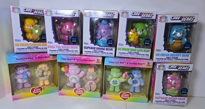 Lot of 12 Care Bears Mini Figures by Funko & Cloudco Brand New
