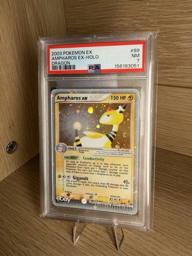 Ampharos ex graded PSA 7 for sale on eBay