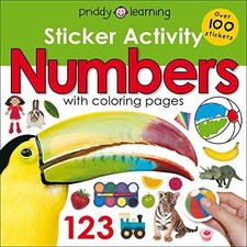 Sticker Activity Numbers: Over 100 Stickers - Paperback, by Priddy Roger - Good