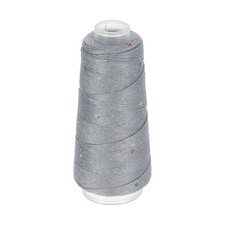 Cotton Silk Yarn Cotton Silk Blend Sparkly Yarn with Sequins, 50g Gray 