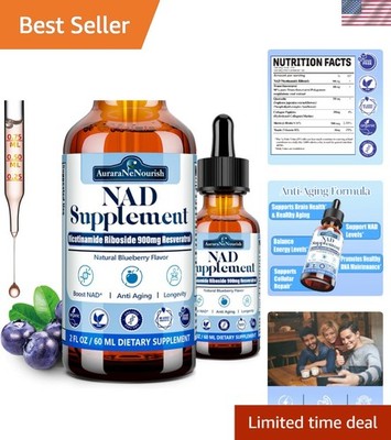 NAD Supplements for Women & Men, Liposomal NAD Nicotinamide Riboside Resverat...