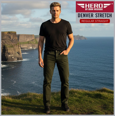 HERO DENVER STRETCH | bottlegreen | Jeans Hose | HERREN