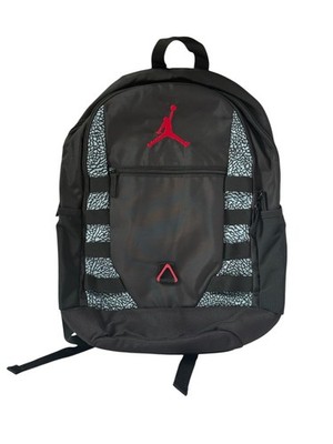 Nike Air Jordan Jumpman Backpack Black Red Men's School Gym Travel Bag