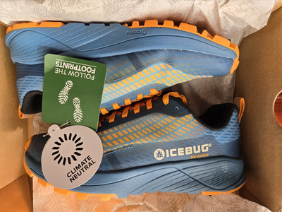 Icebug NEW RUN W BUGrip  Carbide Studs Running Shoe US Size 6.5 womens