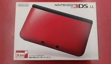 Nintendo 3DS LL XL Console Red x Black with Box Tested