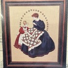Lavender & Lace The Quiltmaker Counted Cross Stitch Pattern — photo 1