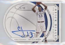 2016 National Treasures Collegiate Basketball 76/99 Cheick Diallo #23 Auto w5c
