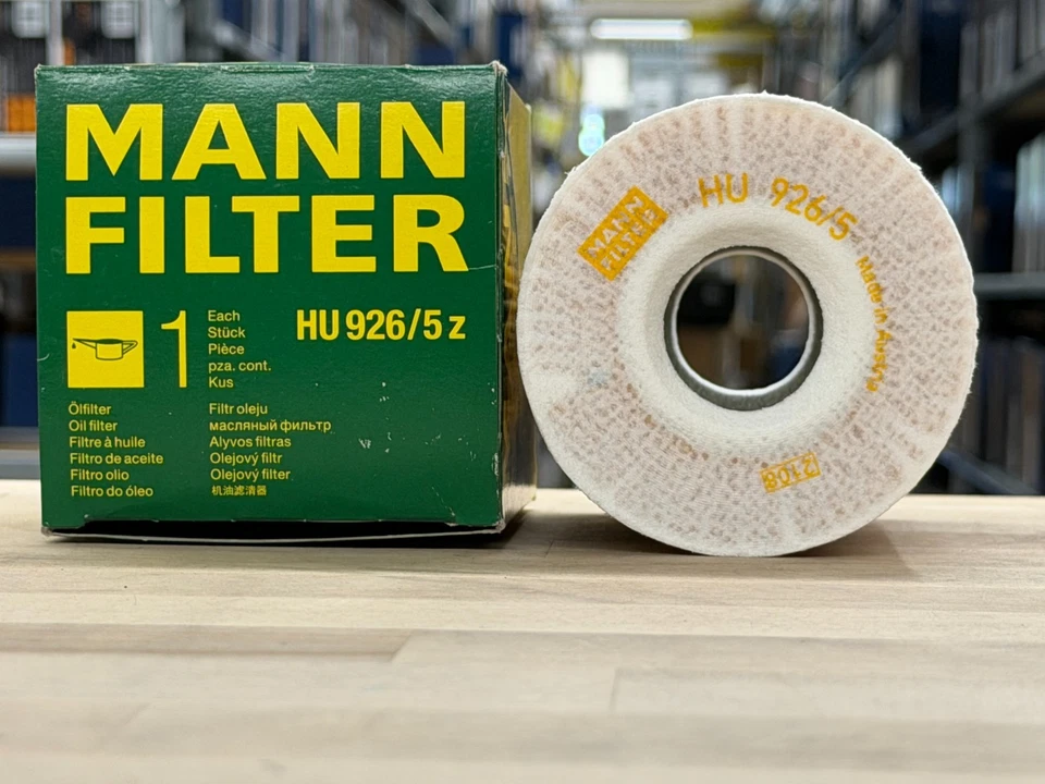 Filtro de óleo de motor Mann HU926/5z fabricante de equipamento original para BMW E90 E92 E93 M3 2008-2013 *WIX 57997* - Imagem 2 de 4