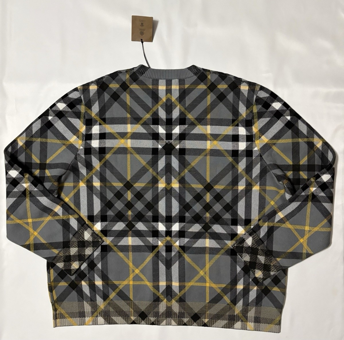 BURBERRY Sweater 2XL STORM GRAY New With Tags XXL | eBay