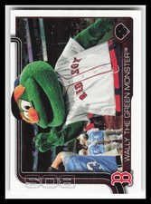 2025 Topps Celebration Mascots #M4 Wally the Green Monster