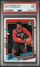 2023 PANINI DONRUSS OPTIC #239 SCOOT HENDERSON PSA 9