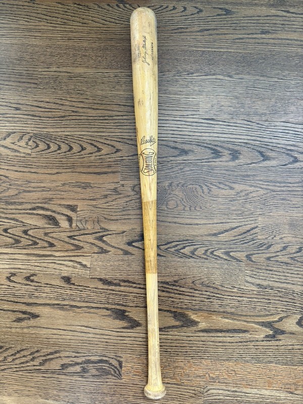 Vintage Spalding Johnny Blatnik 35'' Autograph 120 Baseball Bat 1940-50’s Crack
