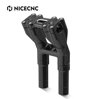 NICECNC 1'' Handlebar Kickback Riser For Harley Sportster 883 XLH883 XL883L/P/R/C