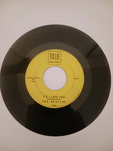 Beatles Tollie 45 Yellow Label Love Me Do/P.S. I Love You